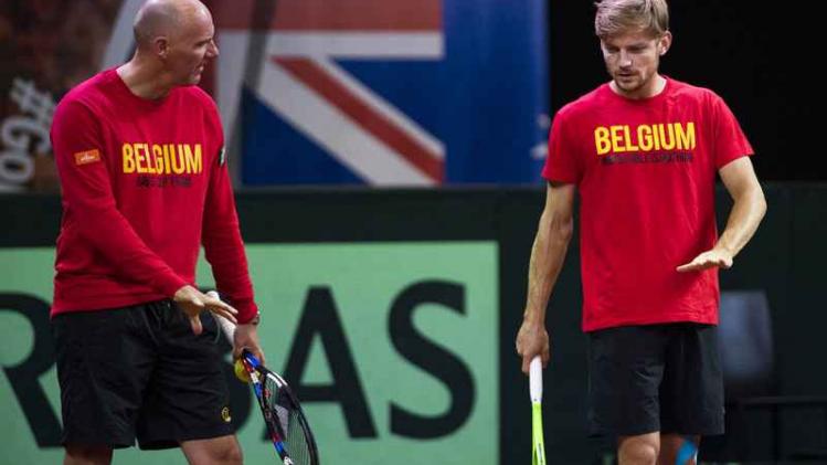 Johan Van Herck en David Goffin stomen zich klaar voor de halve finales van de Davis Cup